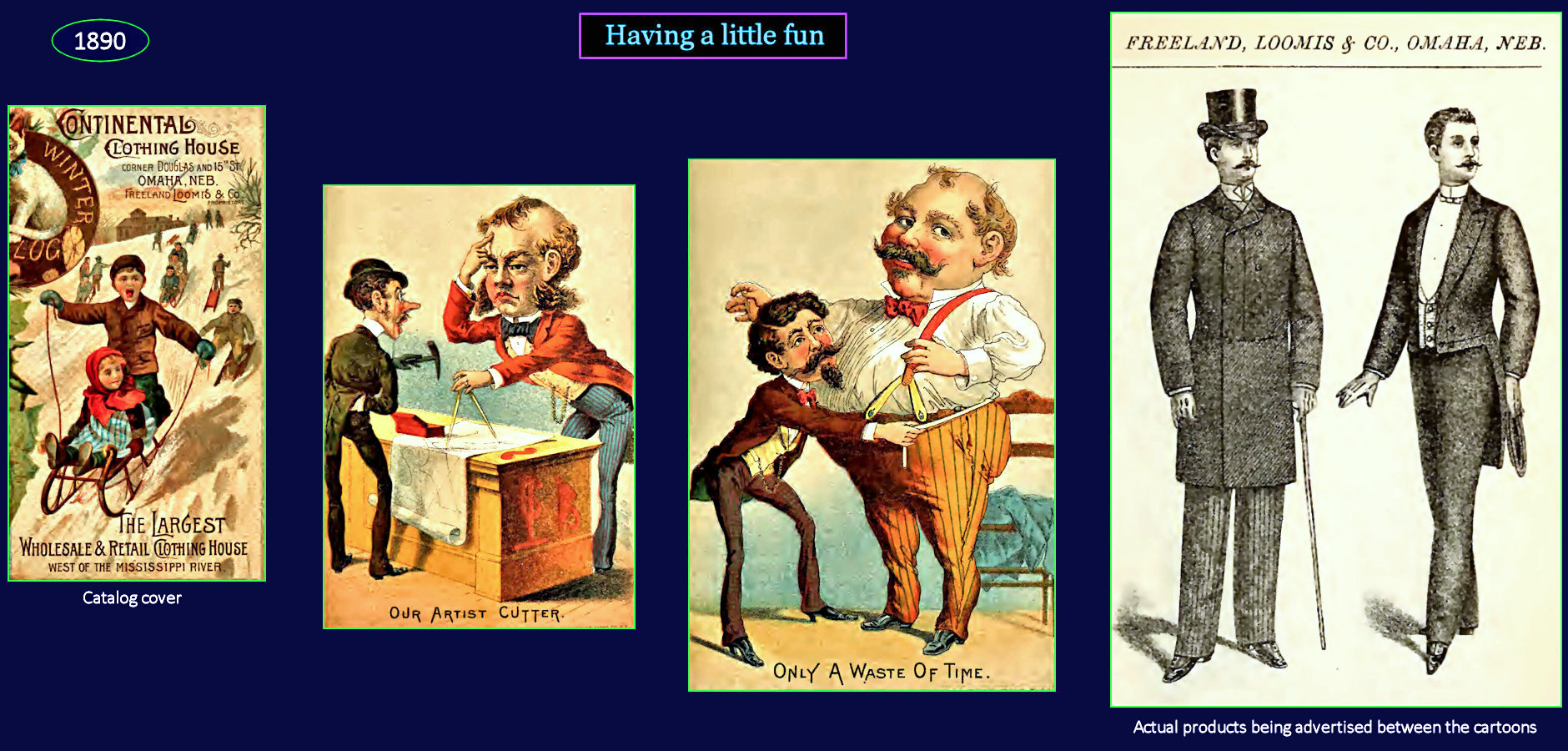 Playful touches, 1890